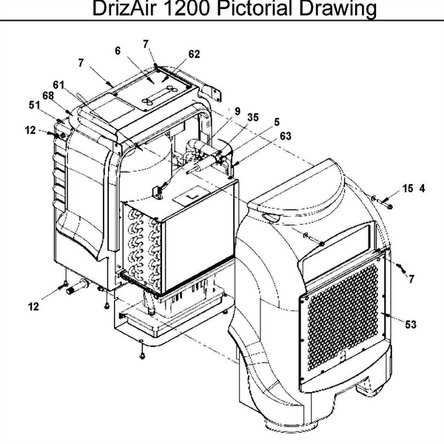 dehumidifier parts diagram