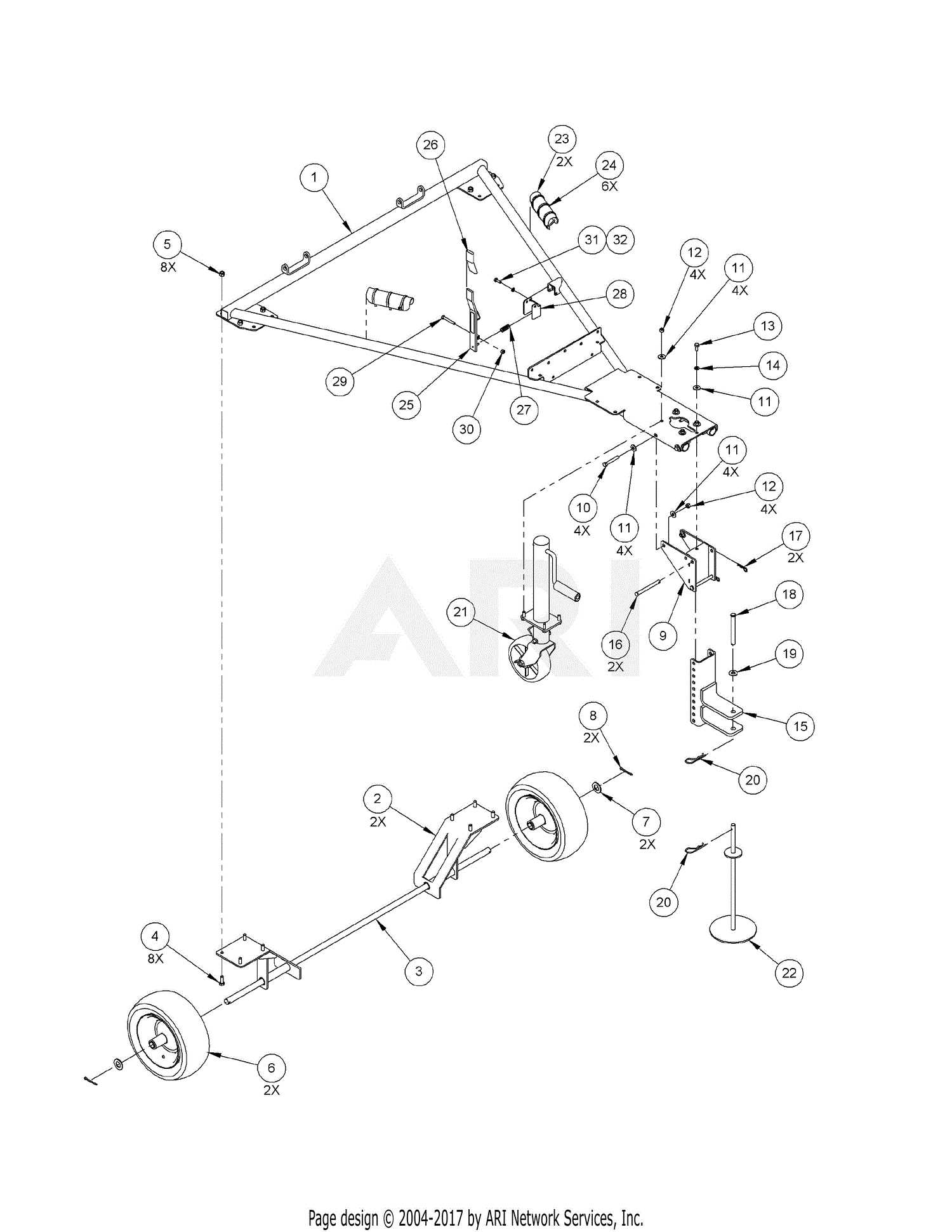 dr leaf vac parts diagram