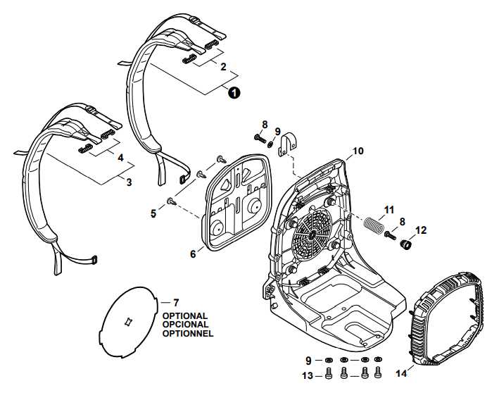 echo backpack blower parts diagram