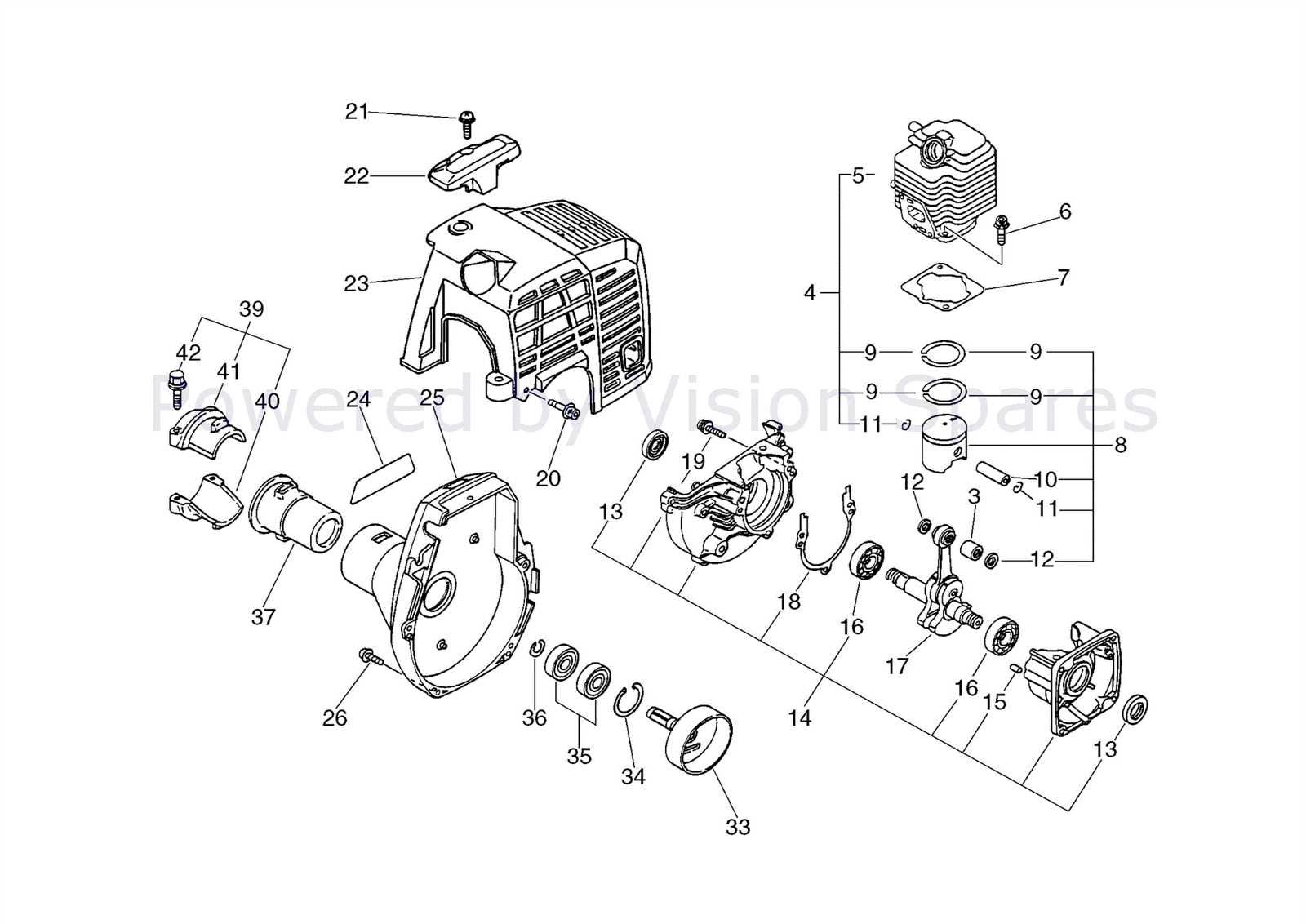 echo weed wacker parts diagram