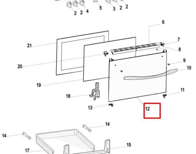 electrolux range parts diagram