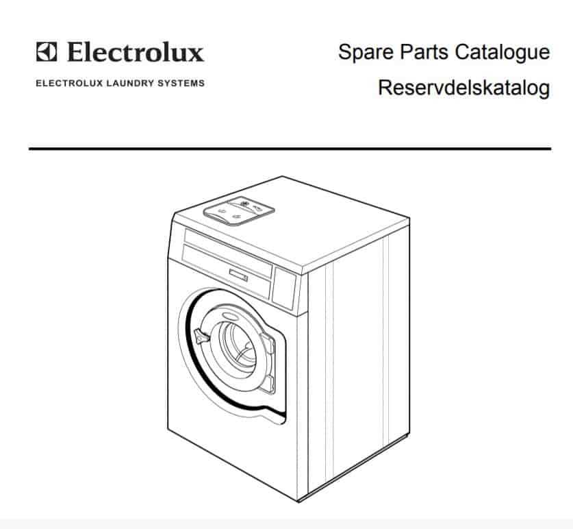 electrolux washer parts diagram