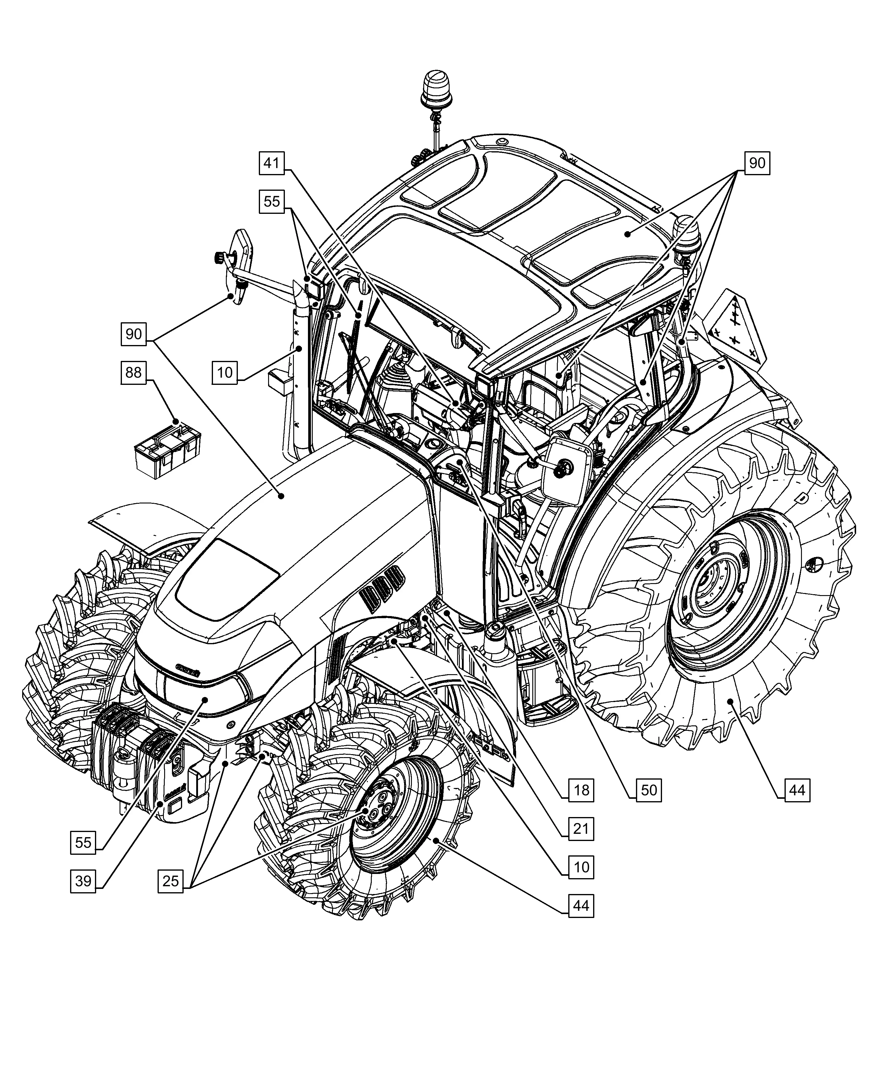 case ih farmall 95 parts diagram