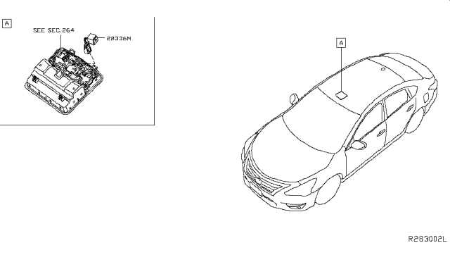 nissan altima body parts diagram