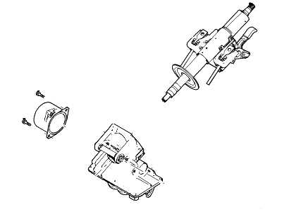 ford steering column parts diagram