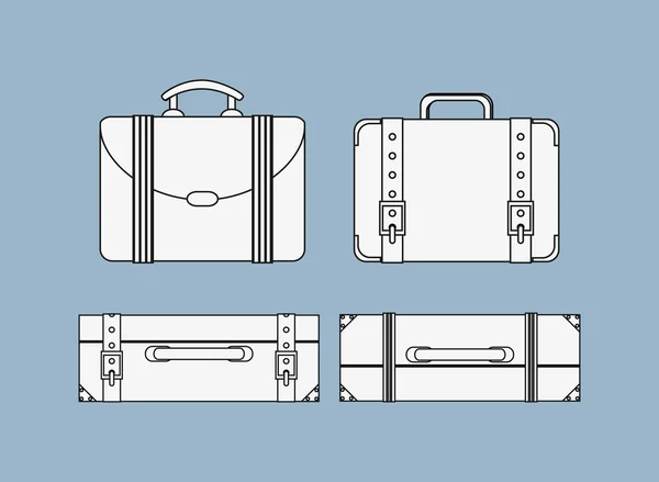 parts of a suitcase diagram