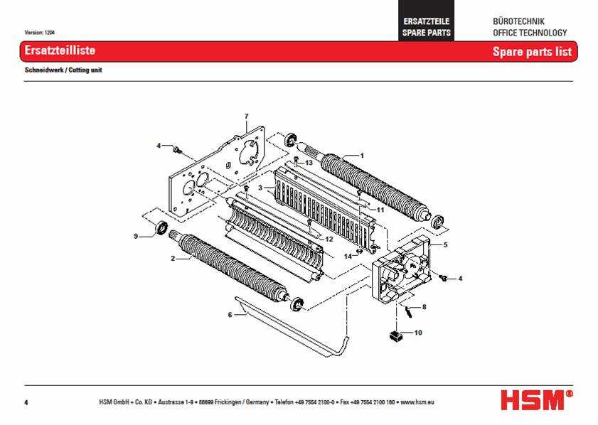 fellowes shredder parts diagram