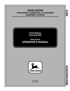 john deere f525 48 deck parts diagram