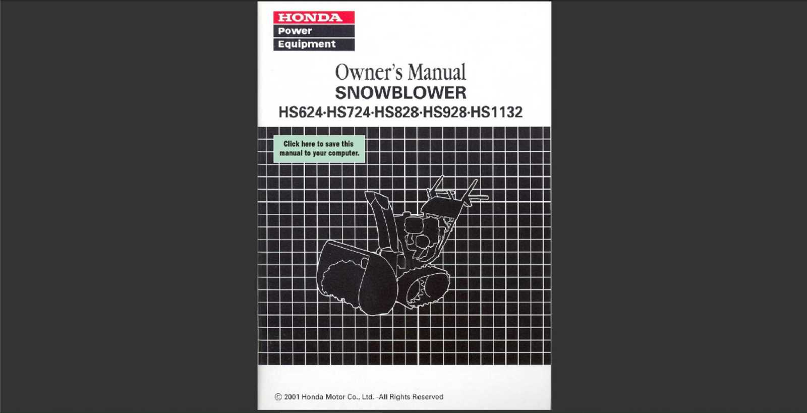 honda hs624 snowblower parts diagram