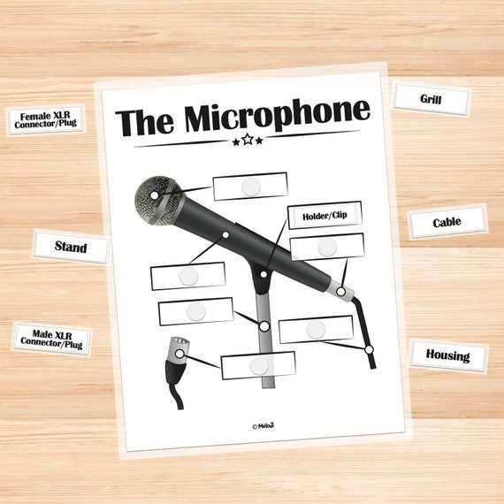 mic stand parts diagram