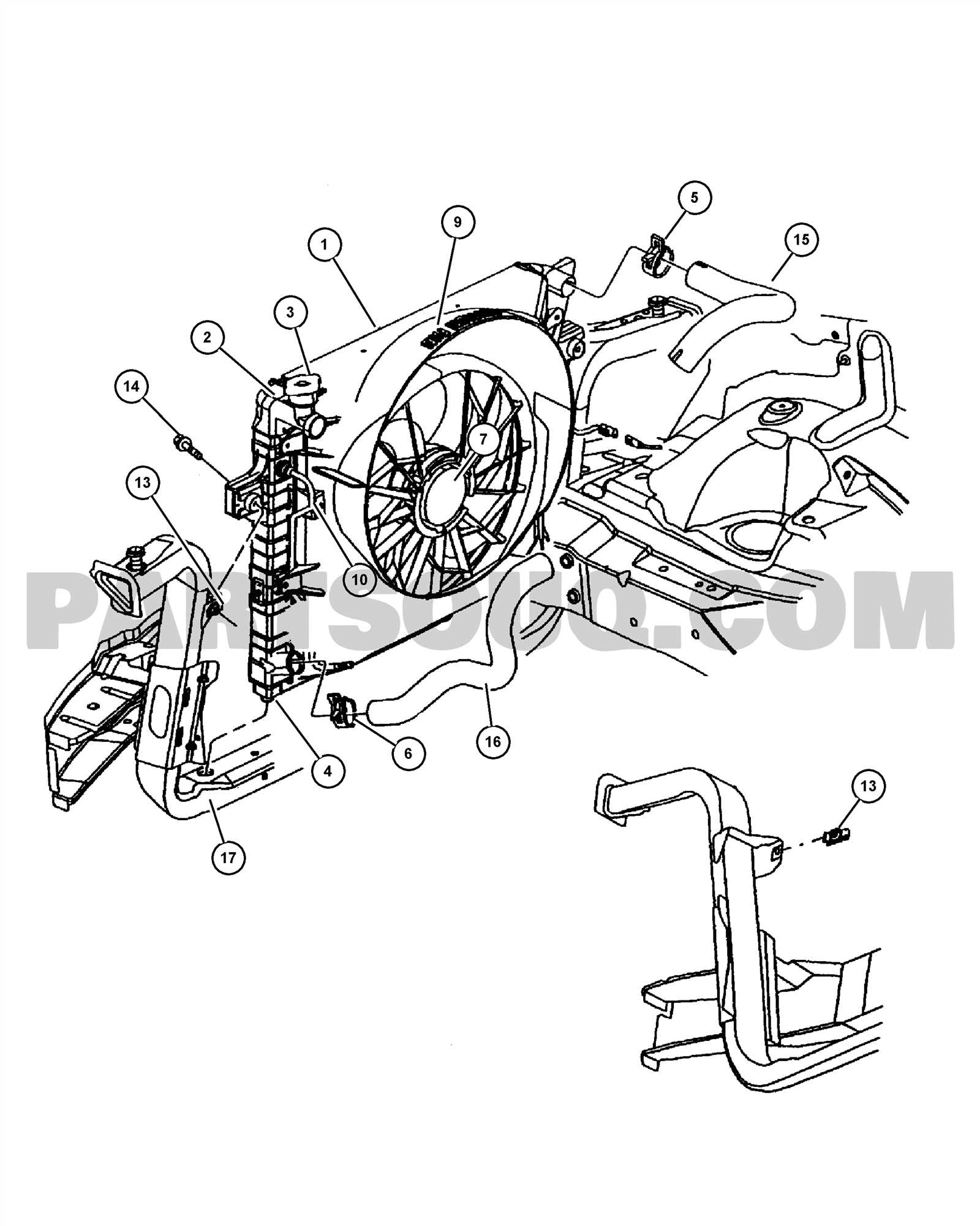 jeep grand cherokee parts diagram