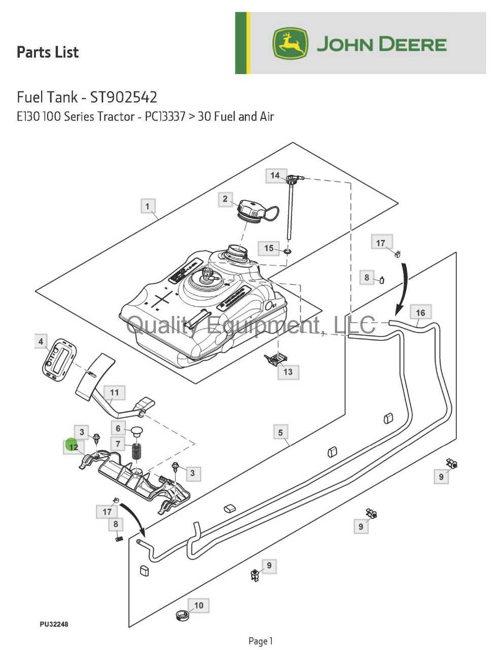 john deere s160 parts diagram