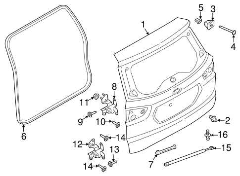 ford body parts diagram