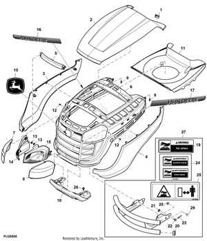 john deere e160 parts diagram