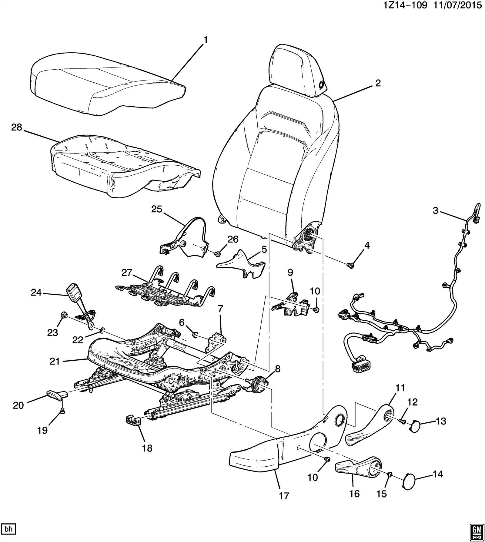 chevy malibu parts diagram