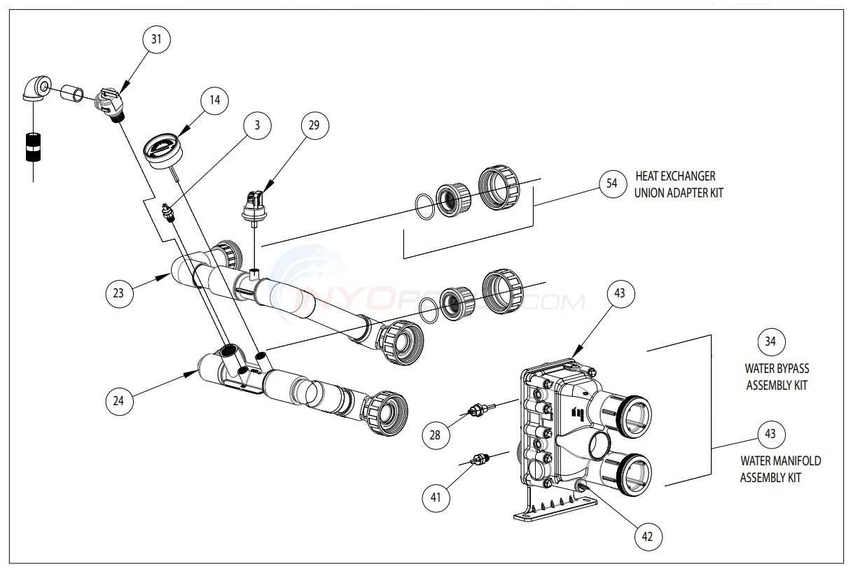 pentair mastertemp parts diagram