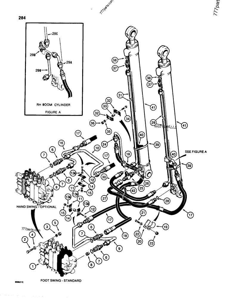 case 580b parts diagram