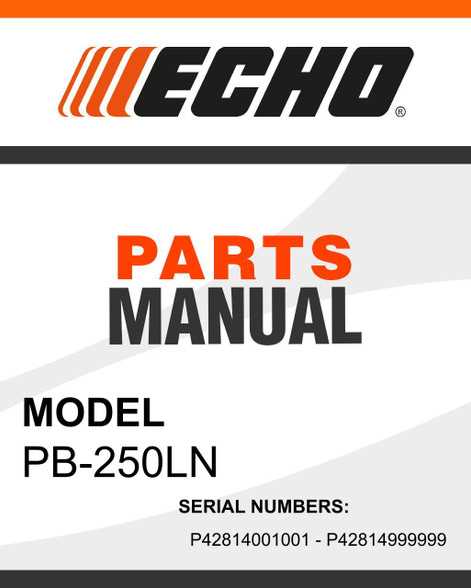 echo pb 250ln parts diagram