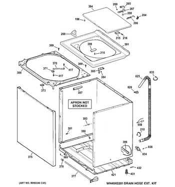 moffat washer parts diagram