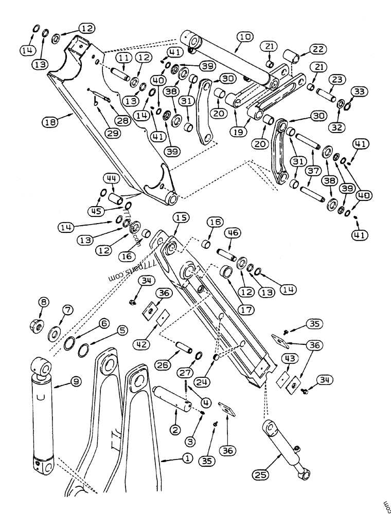 case 580m backhoe parts diagram