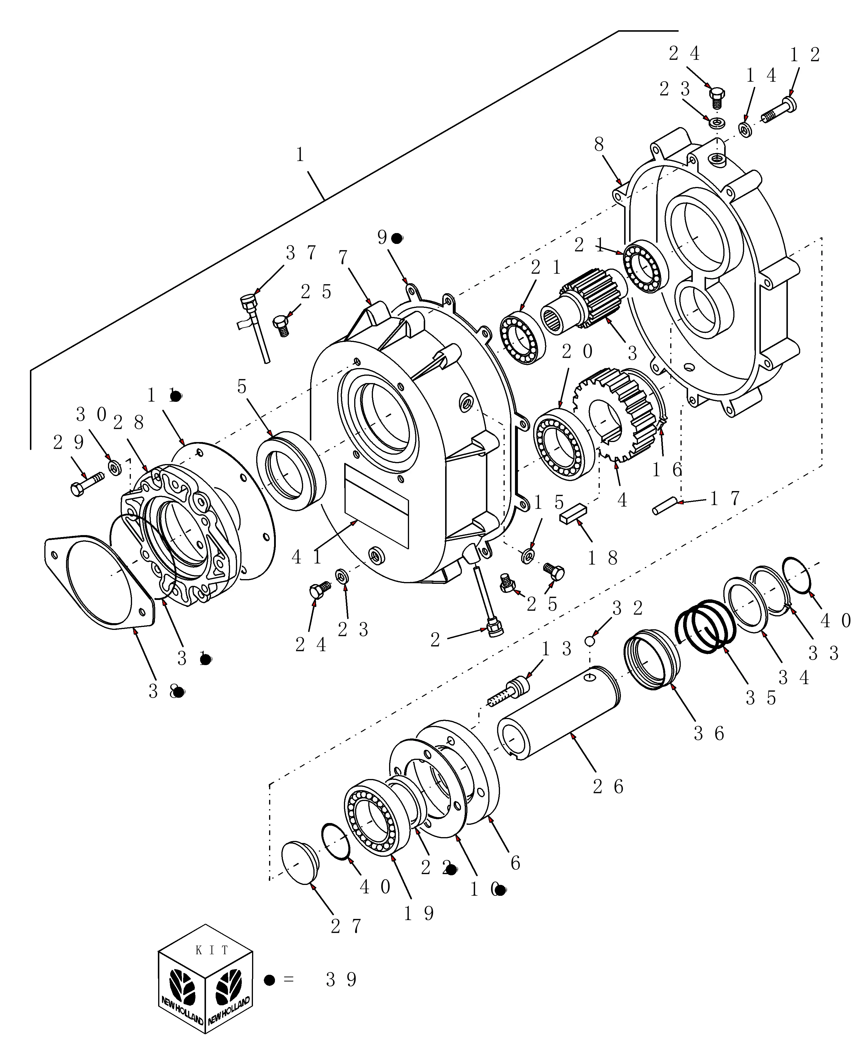 new holland 1475 haybine parts diagram