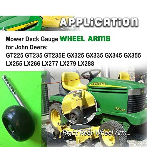 john deere gx345 mower deck parts diagram