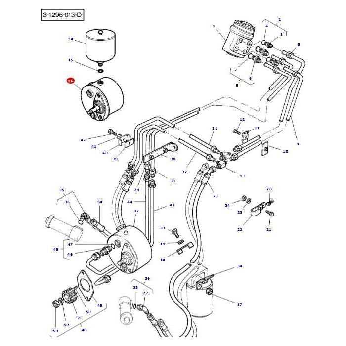 power steering pump parts diagram