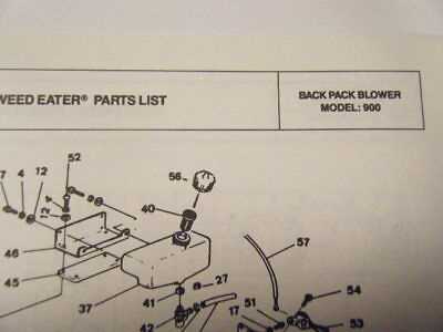 poulan leaf blower parts diagram