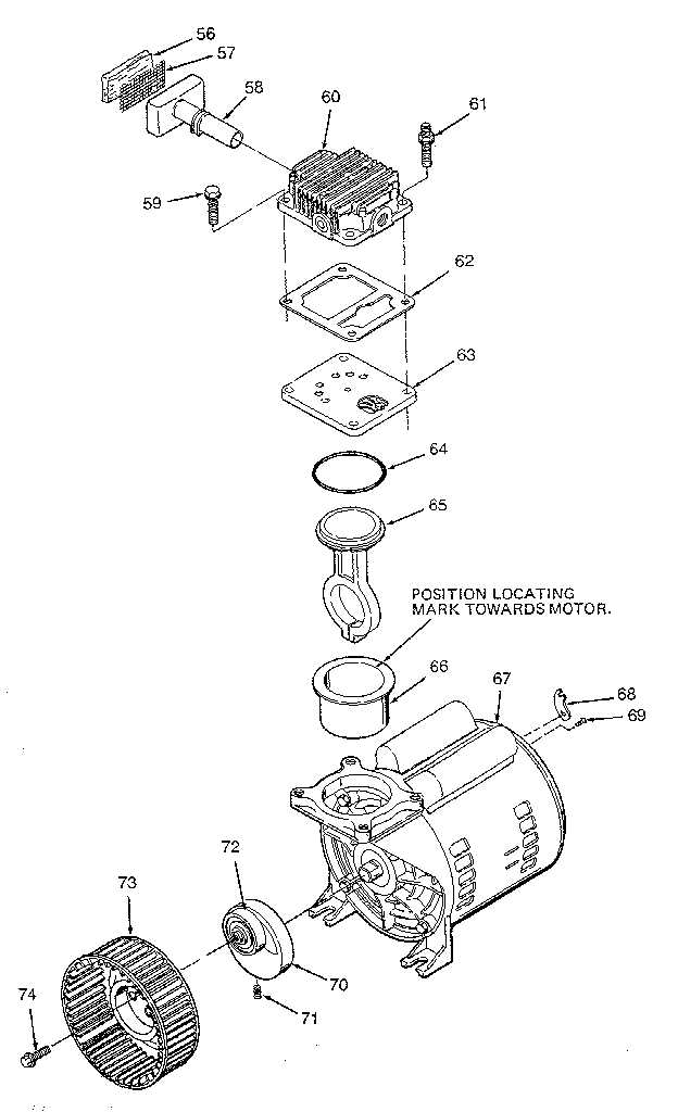 craftsman compressor parts diagram