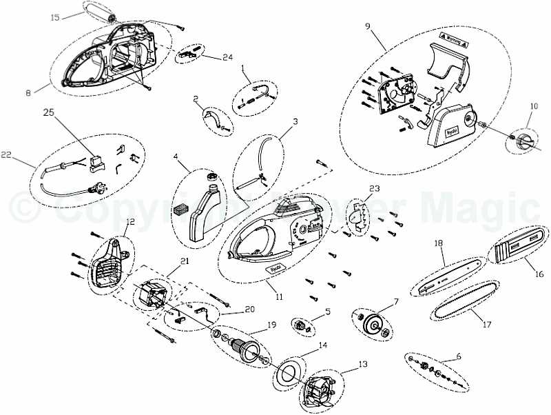 stihl 009 parts diagram