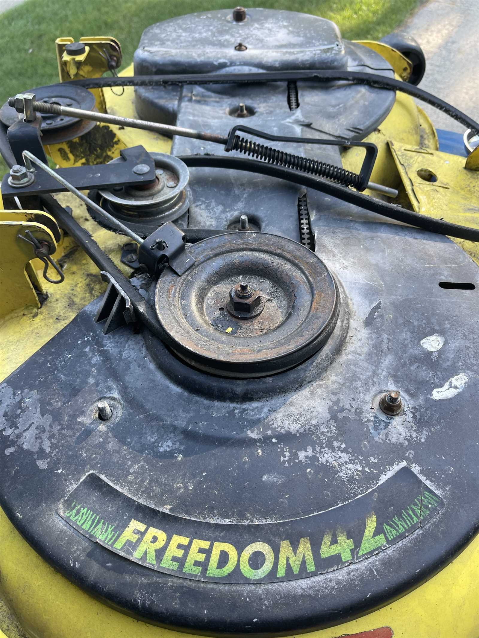 john deere freedom 42 mulching deck parts diagram