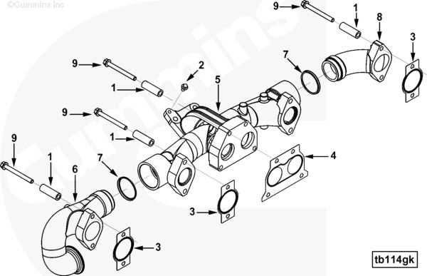 cummins isx engine parts diagram