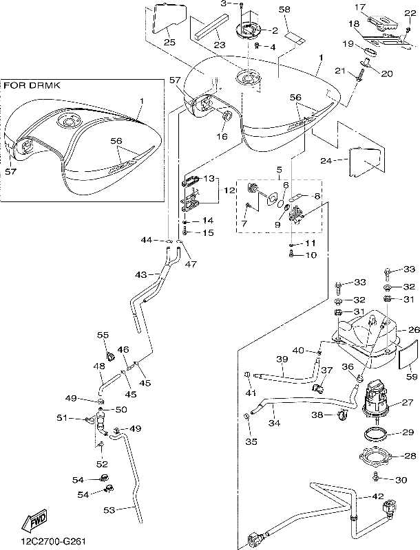 yamaha v star parts diagram