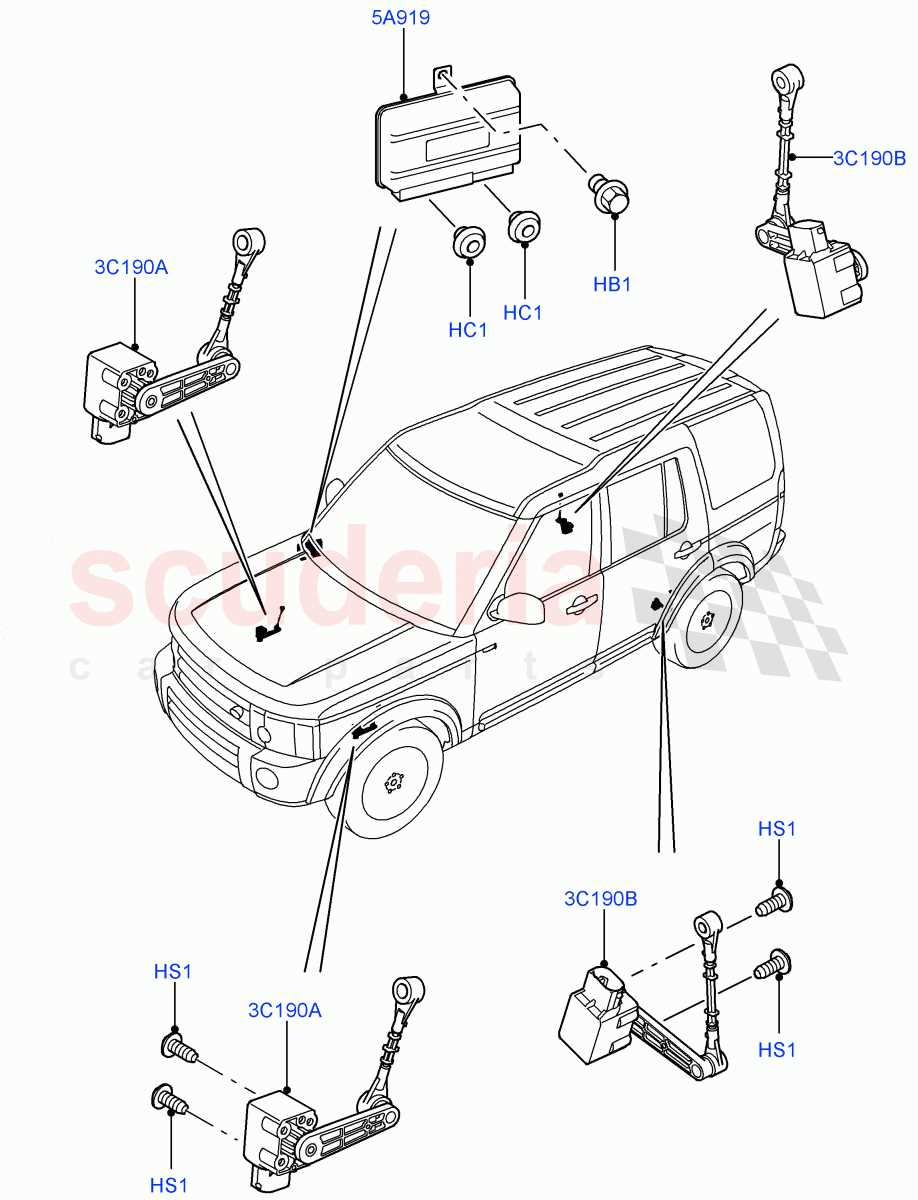 air suspension parts diagram