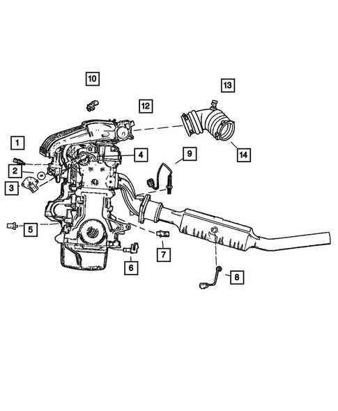 pt cruiser engine parts diagram