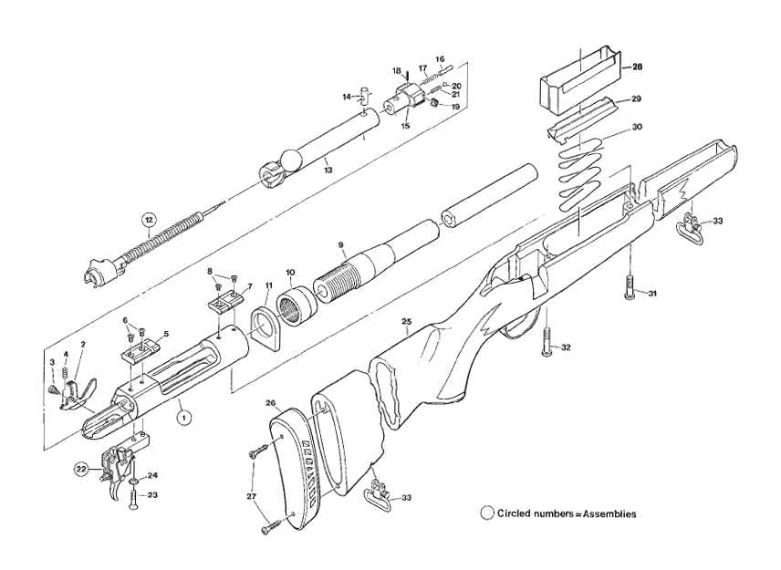 winchester 30 30 parts diagram