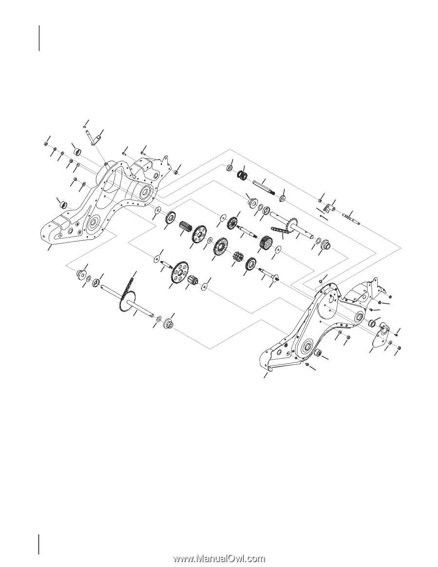 craftsman rear tine tiller parts diagram