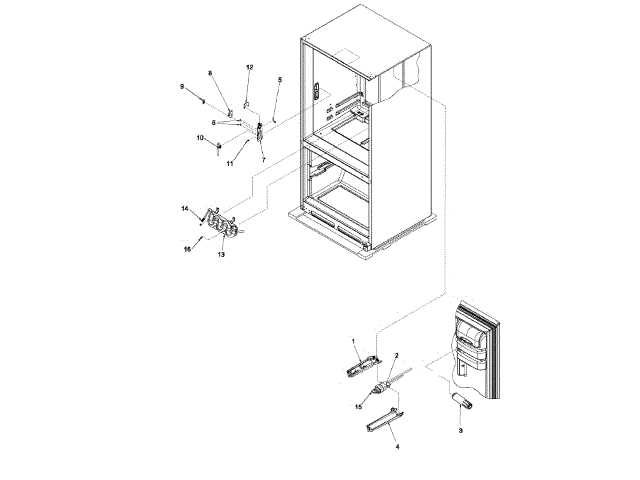 parts diagram for kitchenaid refrigerator