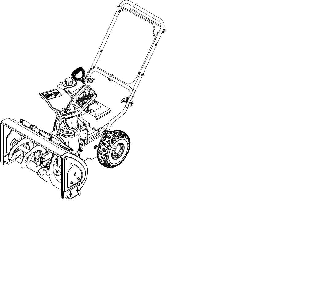 manual mtd snowblower parts diagram