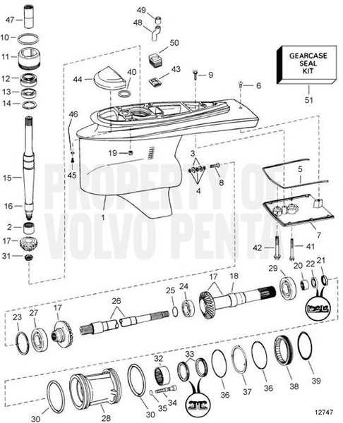 volvo penta engine parts diagram