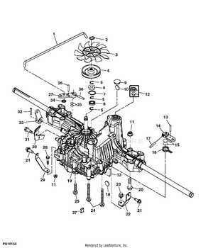 john deere la115 mower deck parts diagram