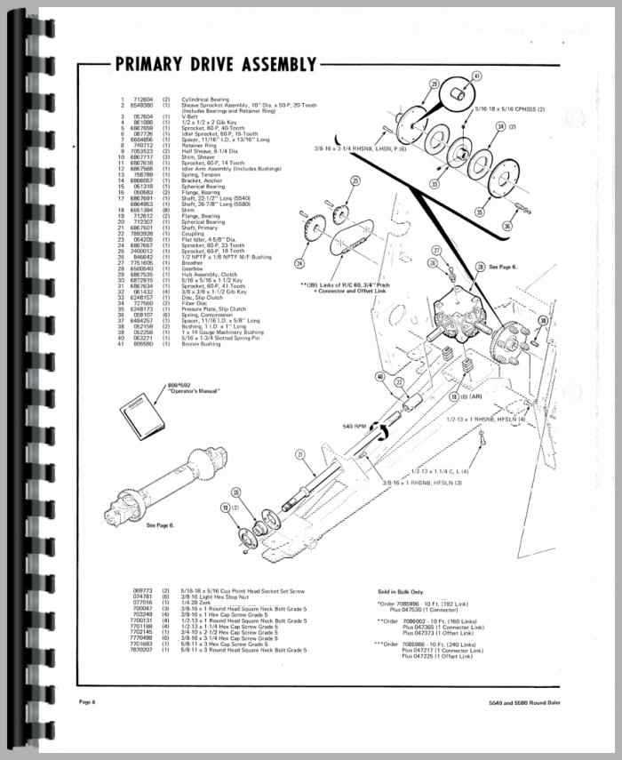 hesston 8200 parts diagram