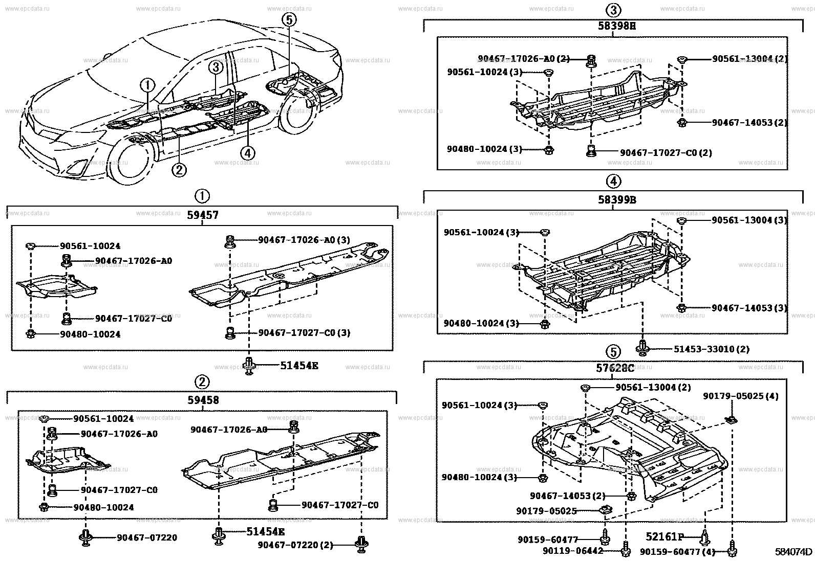 2014 toyota camry body parts diagram