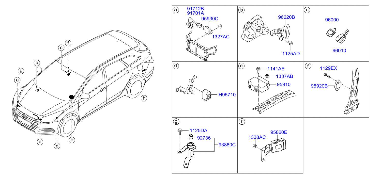 2017 toyota rav4 body parts diagram