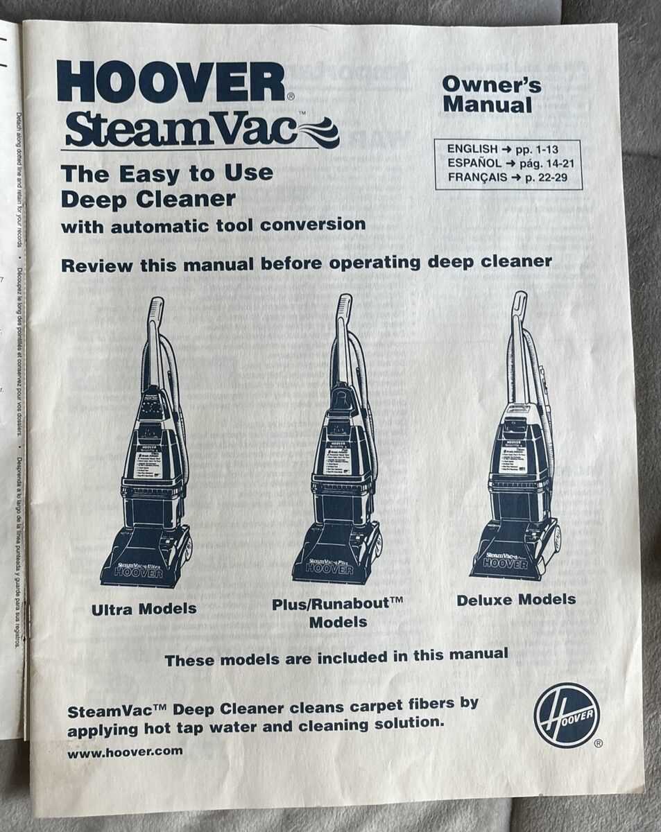 hoover steamvac hoover carpet cleaner parts diagram