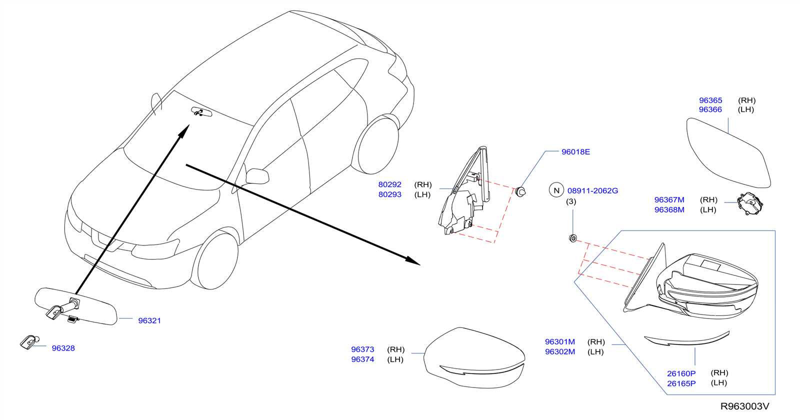 2016 nissan rogue parts diagram