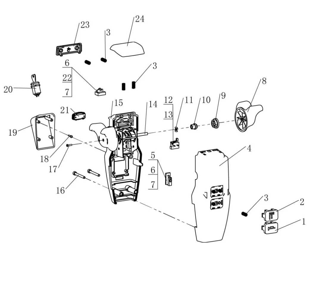 quicksilver throttle control parts diagram