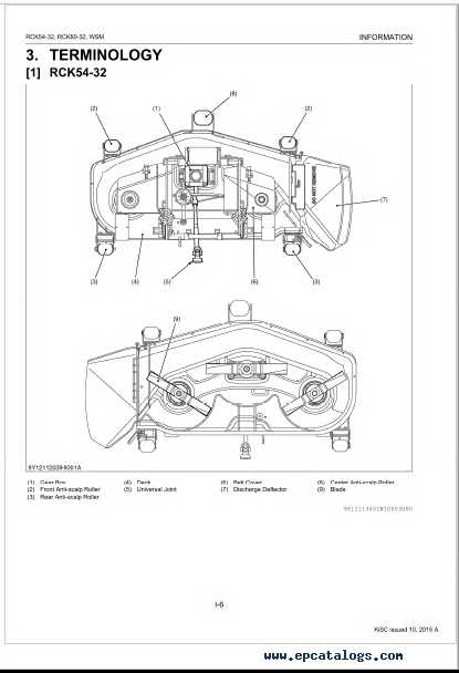 kubota rck60 mower deck parts diagram