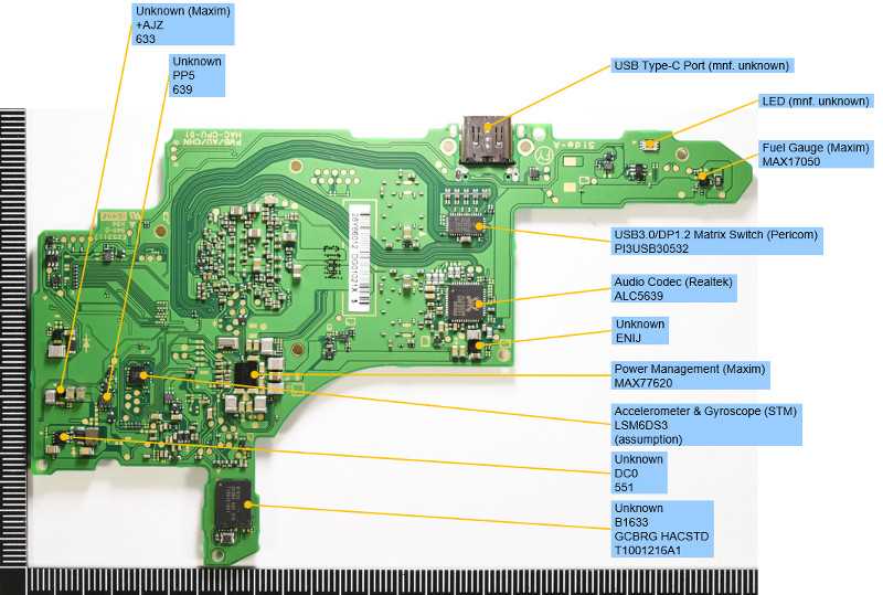 nintendo switch parts diagram