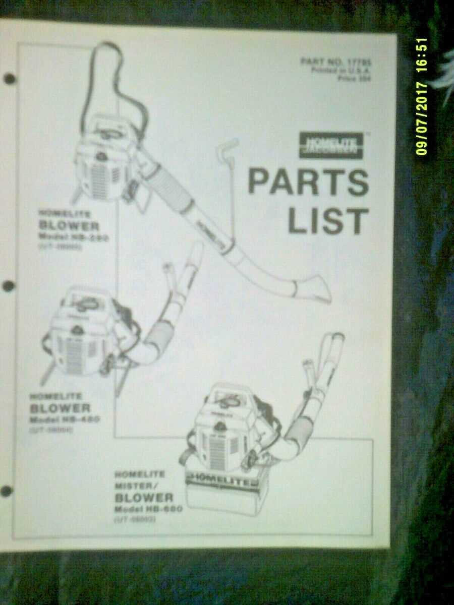 homelite 26b parts diagram